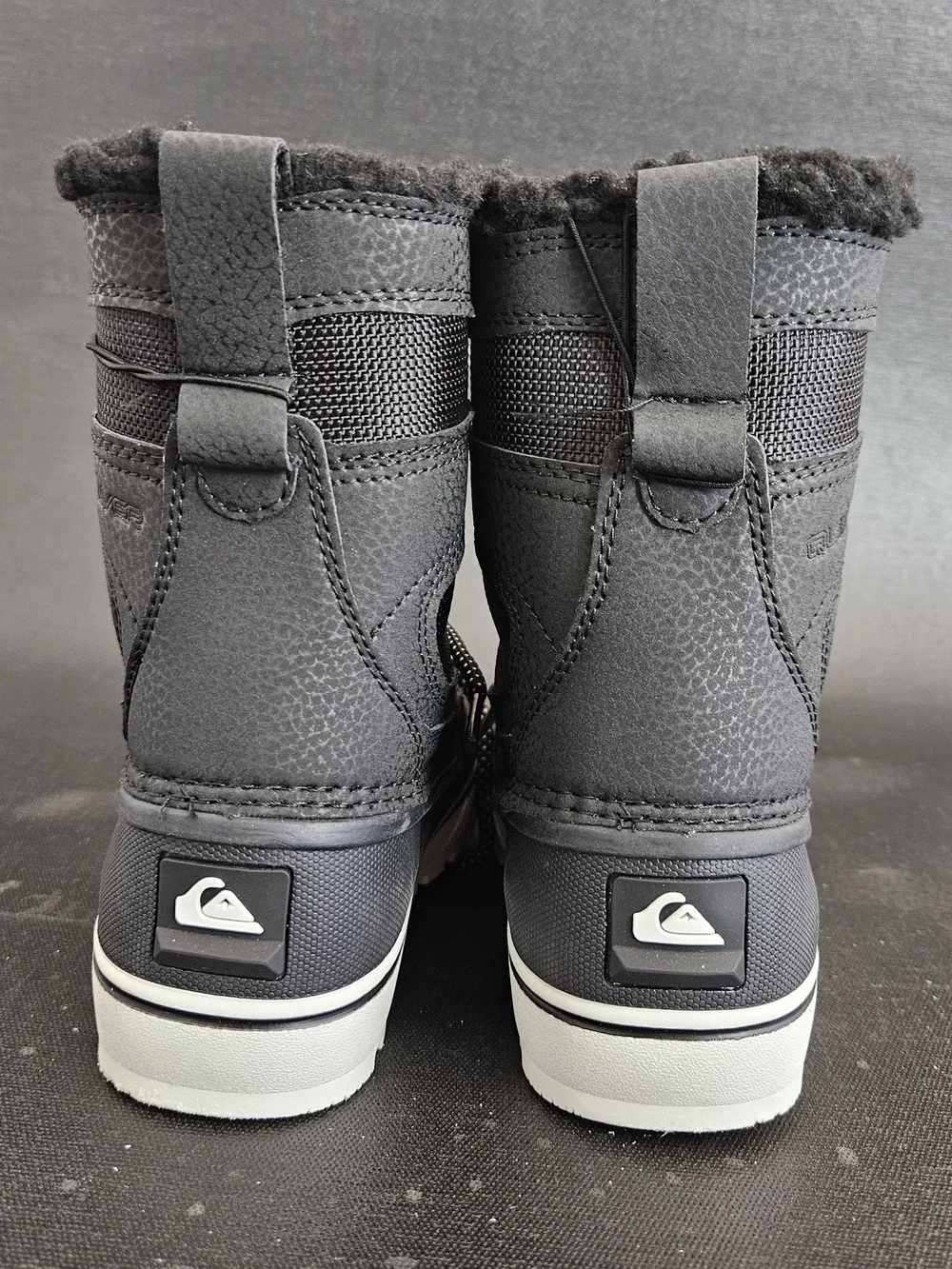 NWT Quicksilver Sub Zero Hi Boys Insulated Winter Snow Boots Black Size 12